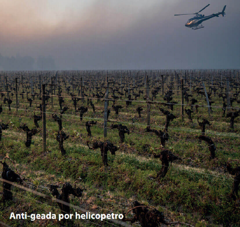 Anti-geada por helicóptero